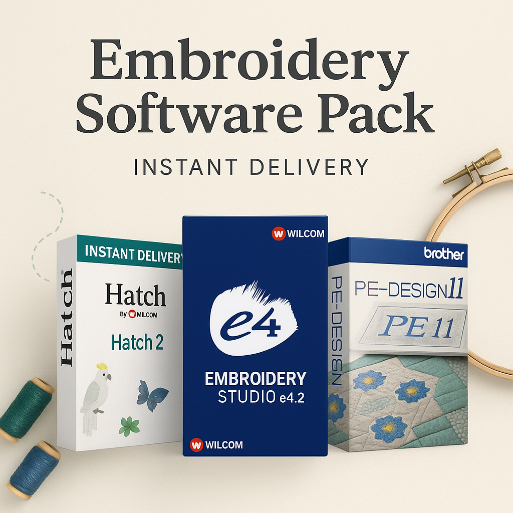 Embroidery Pack Hatch 2 - Wilcom e4.2 - PE design 11 – SoftNovaX